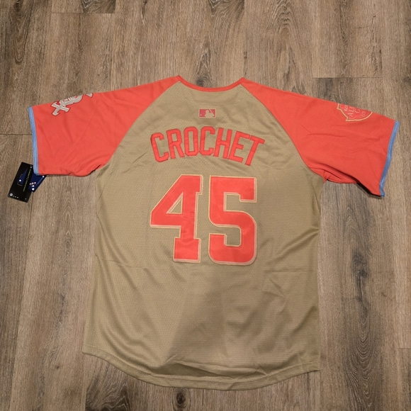 Garrett Crochet 2024 ALL STAR GAME WHITE SOX MENS MEDIUM M NEW STITCHED - Picture 8 of 11